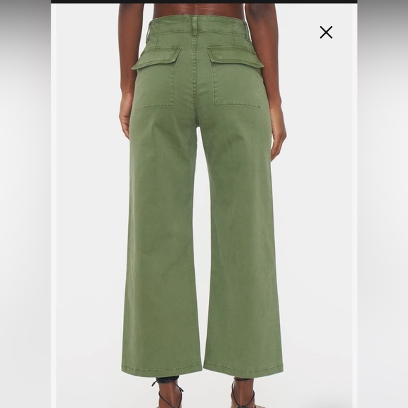 Pistola Sophia Stretch Cotton Wide Leg Ankle Pants - Picture 2 of 5